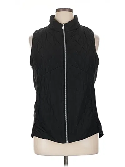 Pre-owned Maurices Vest In Black