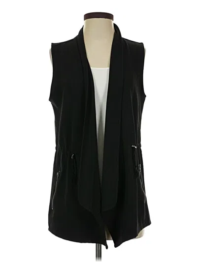 Pre-owned Maurices Vest In Black
