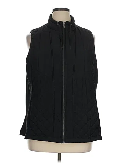 Pre-owned Maurices Vest In Black