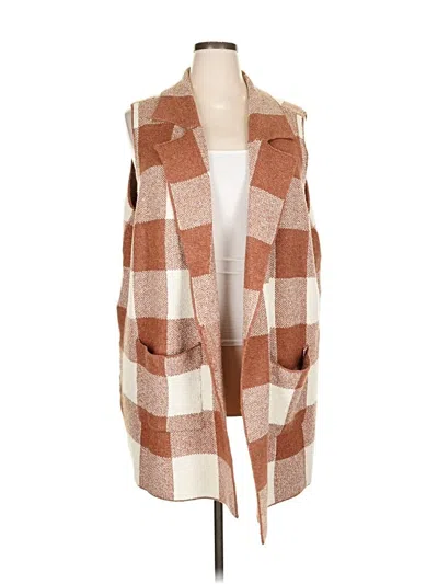 Pre-owned Maurices Vest In Brown