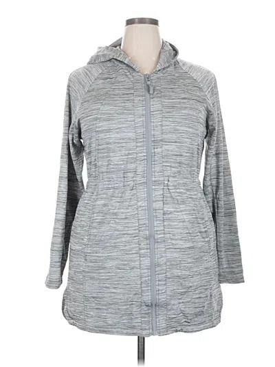 Pre-owned Maurices Zip Up Hoodie In Gray