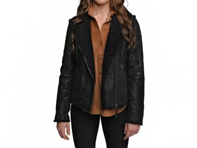 Mauritius Adina Rf Leather Jacket In Black