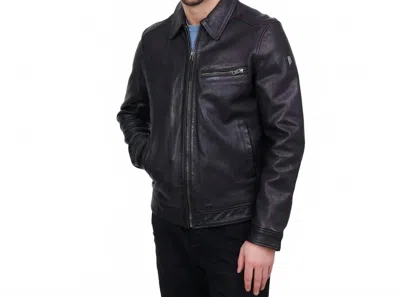 Mauritius Berink Leather Jacket In Black