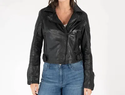 Mauritius Bita Rf Leather Jacket In Black
