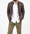 Mauritius Cove Jacket In Elephant In Brown