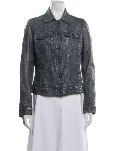 Pre-owned Mauritius Denim Jacket In Blue