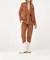 Mauritius Karyn Leather Jacket In Cognac In Brown