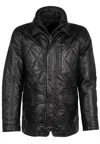 Mauritius Men's Bartley Cf Leather Jacket - Black In Black