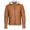 Mauritius Men Biko Leather Jacket In Cognac