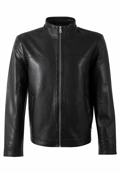 Mauritius Men's Black Orlando Uf Leather Jacket