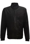 Mauritius Men's Horizon Cf Leather Jacket, Black In Black