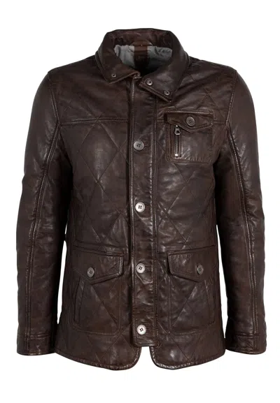 Mauritius Men's Kalisdo Cf Leather Jacket, Brown