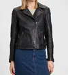Mauritius Peggie Leather Jacket In Black In Black