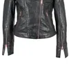 MAURITIUS PEGGY LEATHER JACKET IN BLACK