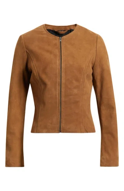 Mauritius Quynn Suede Jacket In Brown