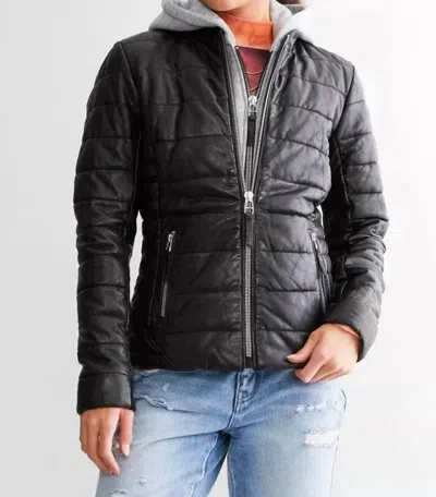 Mauritius Robin Leather Jacket In Black