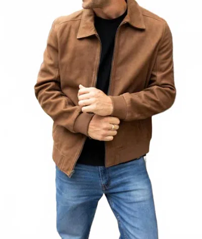 Mauritius Talton Jacket In Whiskey In Brown
