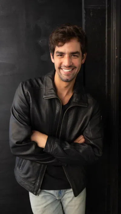 Mauritius Thees Leather Jacket In Black