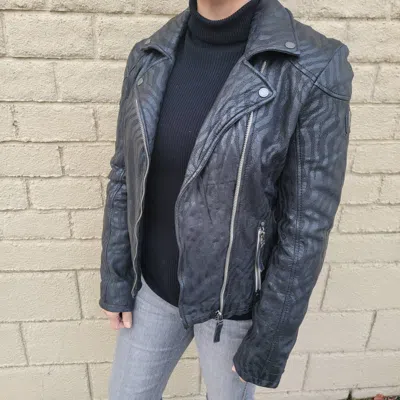 Mauritius Vicki Moto Jacket In Black