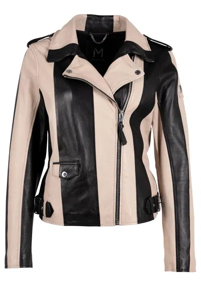 Mauritius Women's Black Armilla Cf Leather Jacket