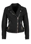 Mauritius Women's Black Karyn Rf Leather Jacket, Anthra In Black