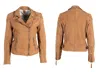 Mauritius Women's Brown Karyn Rf Leather Jacket, Cognac In Brown