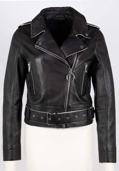 Mauritius Women's Celin Rf Leather Jacket, Black
