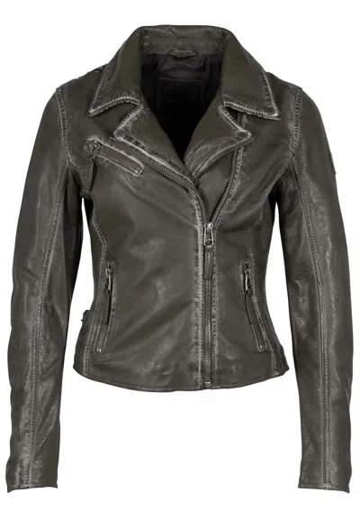 Mauritius Women's Christy 3 Star Jacket In Olive Snake In Black