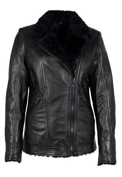 Mauritius Women's Deba Cf Leather Jacket, Black