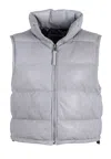 Mauritius Women's Ellice Os Leather Vest, Light Blue In Blue