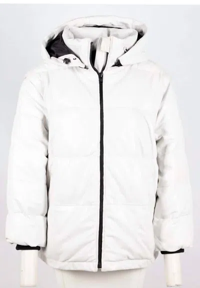 Mauritius Women Eloisa Leather Jacket In White