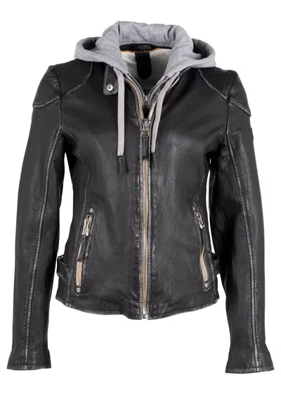 Mauritius Women's Finja Rf Leather Jacket, Black