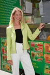 Mauritius Women's Green Louzia Rf Leather Jacket, Limeade In Green