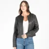 Mauritius Women's Hillary Cf Leather Jacket, Black In Black