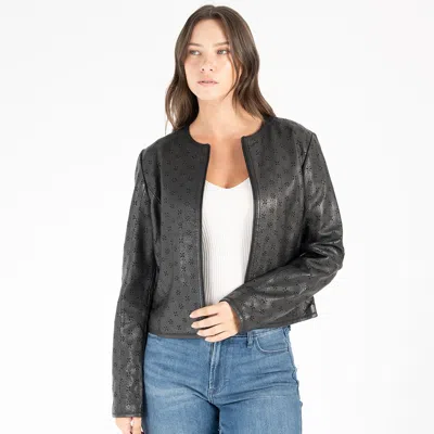 Mauritius Women's Hillary Cf Leather Jacket, Black