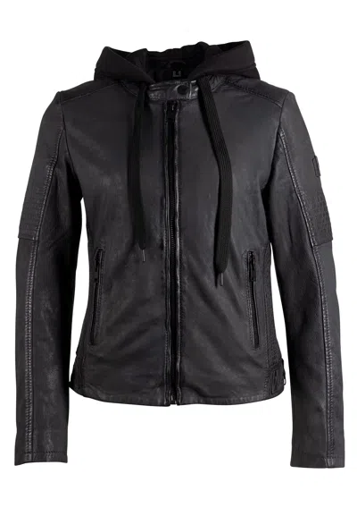 Mauritius Women's Jadyn Rf Leather Jacket, Grey