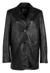 Mauritius Women's Lieke Cf Leather Blazer, Black In Black