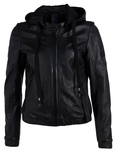 Mauritius Women's Maev Leather Jacket, Black