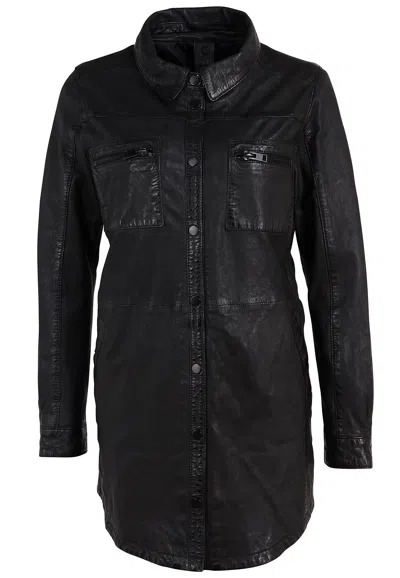 Mauritius Women's Malia Leather Jacket, Black