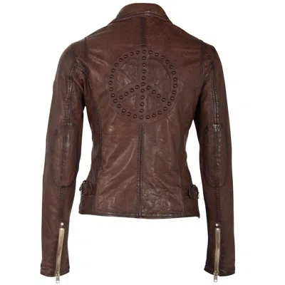 Mauritius Women's Maysie Rf Leather Jacket, Brown