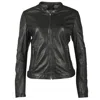 Mauritius Galina Leather Jacket In Black In Black