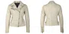 Mauritius Women's Neutrals Sofia Rf Leather Jacket, Off White In Black/white