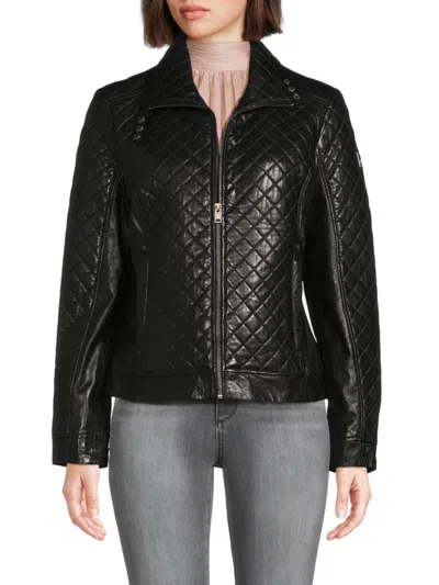 Mauritius Women's Breana Cf Leather Jacket, Black