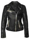 Mauritius Women's Sofia Rf Leather Jacket, Black In Black