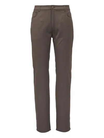Maurizio Baldassari Betl-loop Trousers In Brown