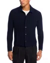 Maurizio Baldassari Brenta Textured Wool Cardigan In Blue