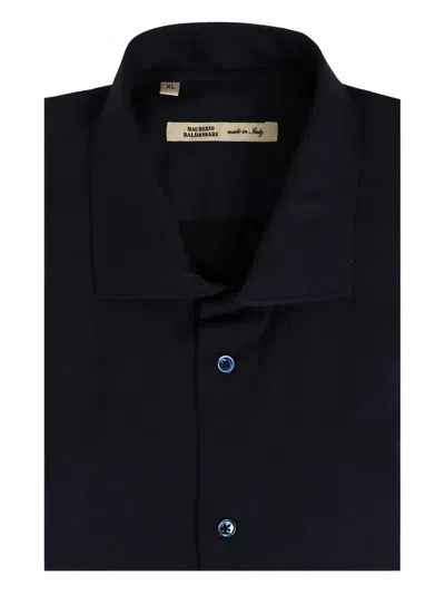Maurizio Baldassari Buttoned Shirt In Black