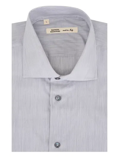 Maurizio Baldassari Buttoned Shirt In Gray
