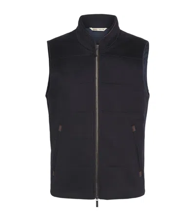 Maurizio Baldassari Cashmere Arena Gilet In White