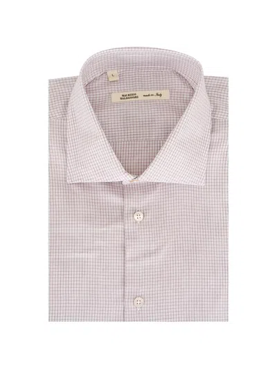 Maurizio Baldassari Check Coat In Brown